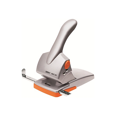 Grau-oranger Locher auf weißem Hintergrund, Rapid HDC 65.