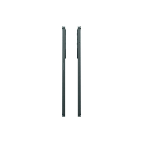 Zwei Smartphones im Profil, dunkelgrau, vor weißem Hintergrund. Auf einer Seite Tasten, auf der anderen Kamera.