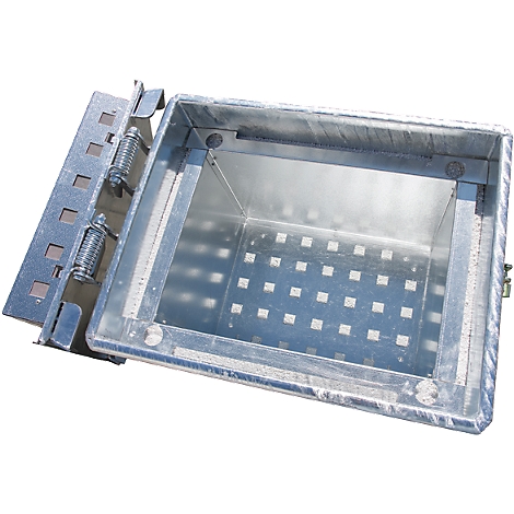Recipiente de almacenamiento de iones de litio LIL 90, chapa de acero, tapa con cerradura, apilable hasta 3 unidades, An 600 x P 800 mm