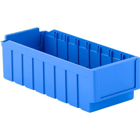 Kasten Kiste Box NEU 408x162x115 mm Regalkasten RK 421 blau SSI Schäfer 4 St 