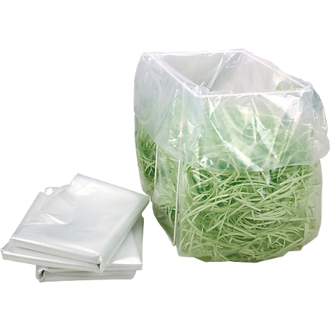 Reusable collection bags for document shredders, 75 liters, 100 pieces