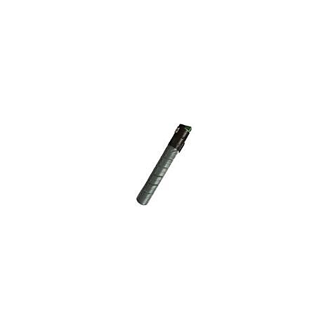 Ein grüner, zylindrischer Stift, vermutlich ein Toner, mit schwarzem Deckel.
