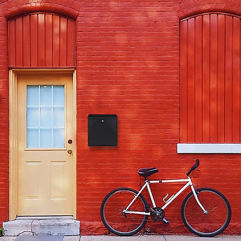 Rottner Briefkasten Firenze, Wandmontage, Zylinderschloss, 2 Schlüssel, Stahlblech, B 365 x T 115 x H 390 mm, schwarz-grau