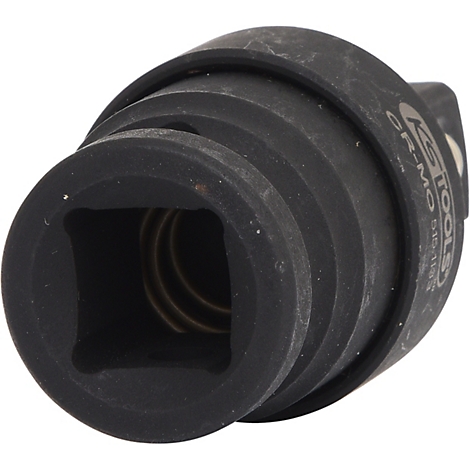 Adaptateur de clé à douille noir. Inscription : KS Tools.