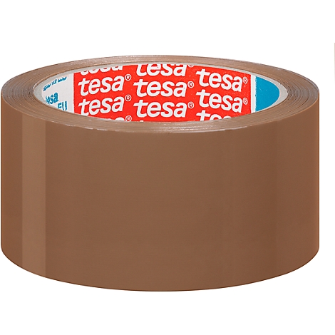 Ruban adhésif Tesapack® paper ecoLogo®, kraft brun, l 50 mm x L 50 m, le  rouleau