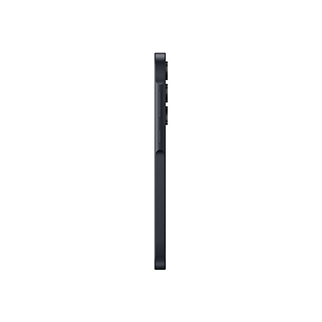 Dunkelblaues Smartphone im Profil, zeigt die Seitenansicht. KnÃ¶pfe und Kameras sind erkennbar.