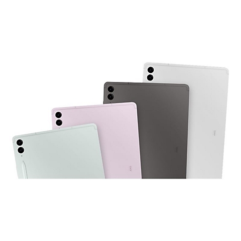 FÃ¼nf Tablets in verschiedenen Farben vor weiÃŸem Hintergrund.