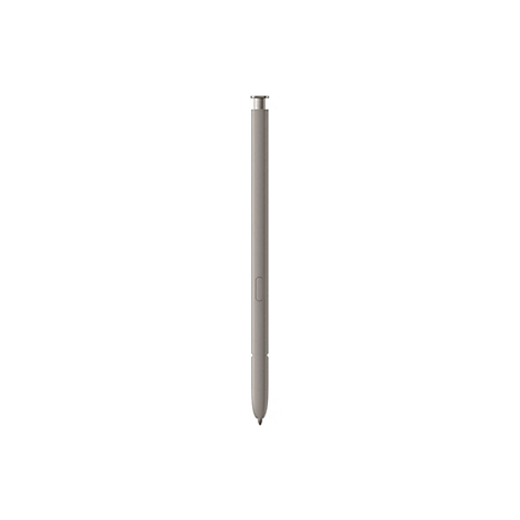 Stift in Hellgrau mit silberner Spitze. Der Stift ist fÃ¼r ein Tablet oder Smartphone gedacht.