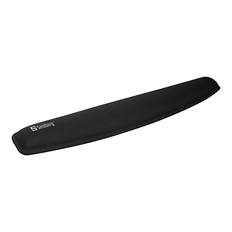 Schwarze Handballenauflage, Sandberg-Logo, auf weißem Grund.