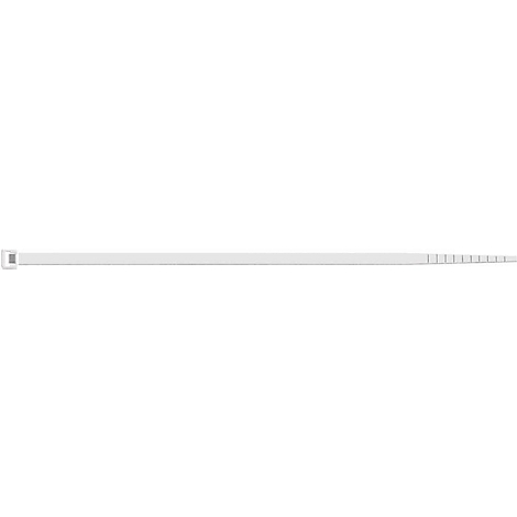 Un objet blanc, oblong, avec des lignes verticales grises à l'extrémité droite.