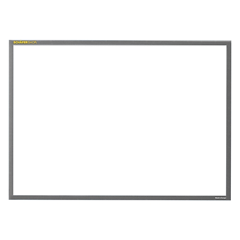 Grauer Rahmen, Schaefershop Schriftzug oben links, Made in Germany unten rechts.