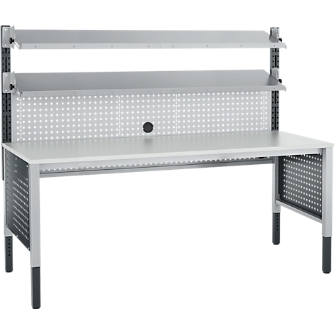 Grijze camera-omtrek tegen een witte achtergrond.