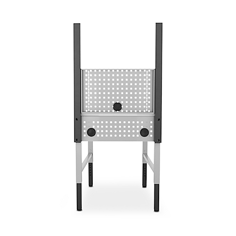 Grijze camera-omtrek tekening op een witte achtergrond.