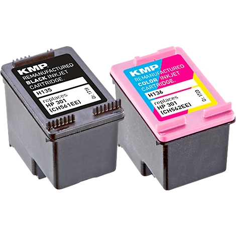 Schäfer Shop Select inkt multipack zwart en kleur, vervangt HP 301 (N9J72AE)