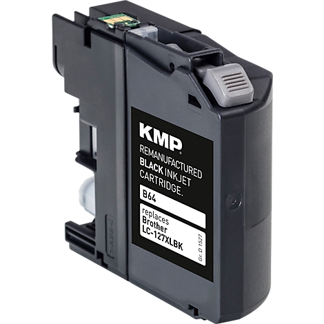 Schäfer Shop Select inktpatroon, vervangt Brother LC127XLBK, zwart gepigmenteerd