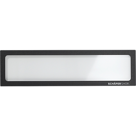 Rechthoekige zwarte lijst met een licht interieurveld. SCHÄFERSHOP staat onderaan.