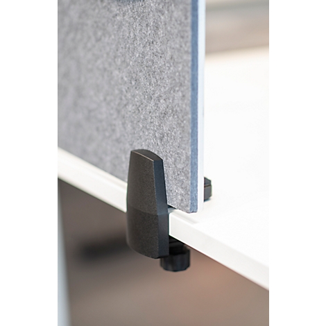 YEZMEK Schreibtisch Trennwand 6er Set - Filz Sichtschutz 60x40cm