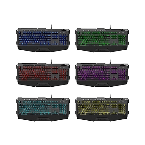 Sharkoon Skiller SGK4 - Tastatur - Hintergrundbeleuchtung - USB - Italienisch