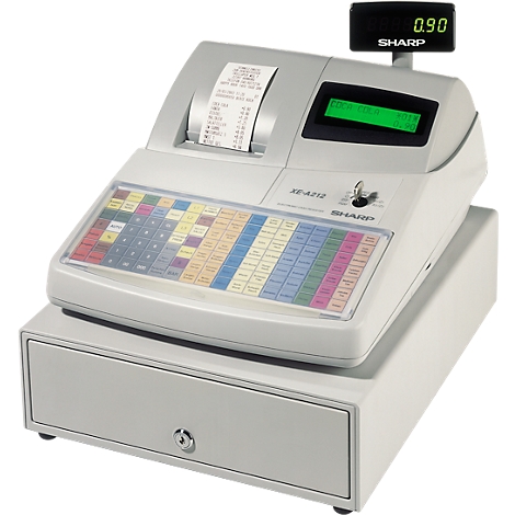 SHARP® Elektronische Registrierkasse XE-A307, GoBD/GDPdU ...