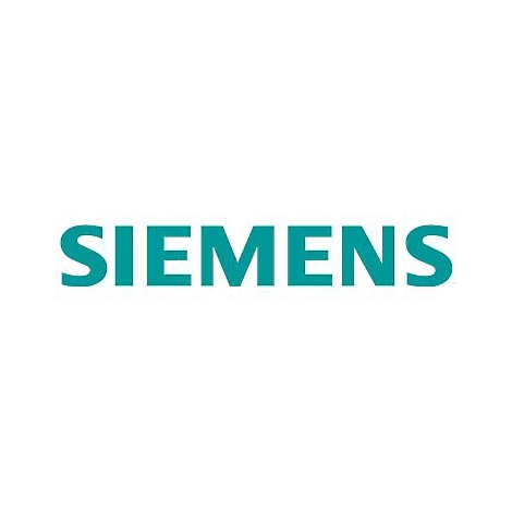 Das Siemens Logo, türkis auf weißem Hintergrund.