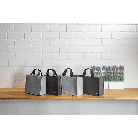 Sigel sacoche pour ordinateur portable Desk Sharing Bag Basic L, pour 1 ordinateur portable jusqu'à 17,3″, feutre synthétique, gris clair
