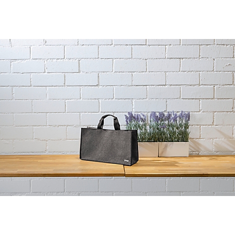 Sigel sacoche pour ordinateur portable Desk Sharing Bag Basic L, pour 1 ordinateur portable jusqu'à 17,3″, feutre synthétique, gris foncé