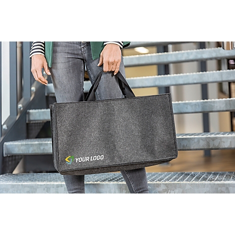 Sigel sacoche pour ordinateur portable Desk Sharing Bag Basic L, pour 1 ordinateur portable jusqu'à 17,3″, feutre synthétique, gris foncé