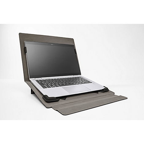 Sigel sacoche pour ordinateur portable Laptop-Case S, pour 1 ordinateur portable jusqu'à 14″, fibre de verre/PU, noir