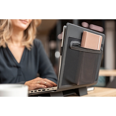 Sigel sacoche pour ordinateur portable Laptop-Case S, pour 1 ordinateur portable jusqu'à 14″, fibre de verre/PU, noir