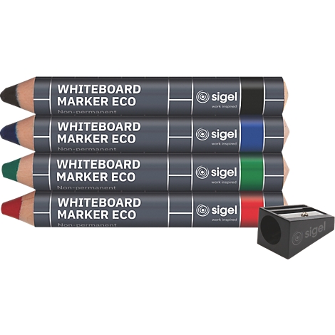 Ordinateur portable gris sur une surface en bois, à côté de stylos à pointes colorées et un bloc-notes.