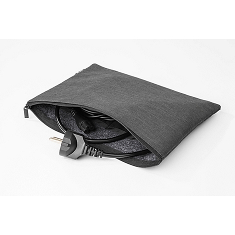 Sigel Taschen-Organizer Set, 2-teilig, B 250 x T 10 x H 180 mm, RPET/Kunstfilz, dunkelgrau