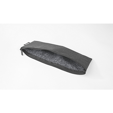 Sigel Taschen-Organizer Set, 2-teilig, B 250 x T 10 x H 180 mm, RPET/Kunstfilz, dunkelgrau