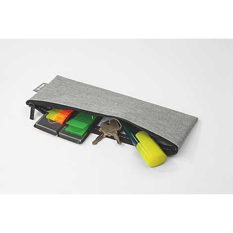 Sigel Taschen-Organizer Set, 2-teilig, B 250 x T 10 x H 180 mm, RPET/Kunstfilz, hellgrau 