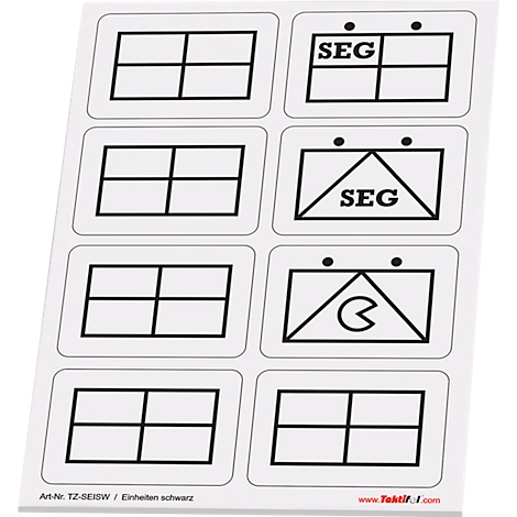 Un autocollant avec des symboles militaires en noir sur fond blanc.