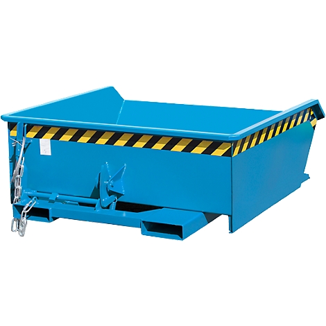 Silo Bauer Mini tipo MGU 460, altura de construcción pequeña, capacidad 460 l, azul