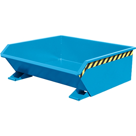 Silo Bauer Mini tipo MGU 460, altura de construcción pequeña, capacidad 460 l, azul