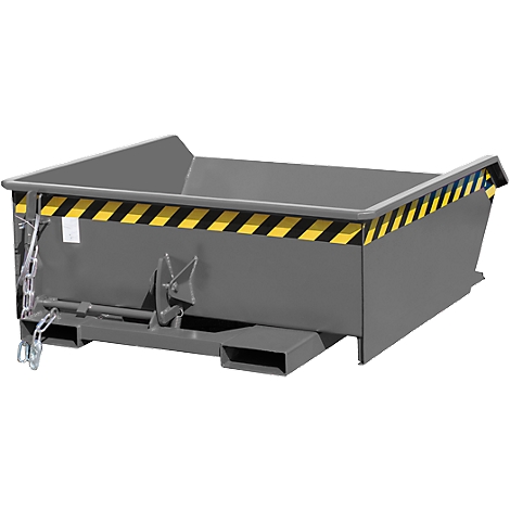 Silo Bauer Mini tipo MGU 460, altura de construcción pequeña, capacidad 460 l, gris