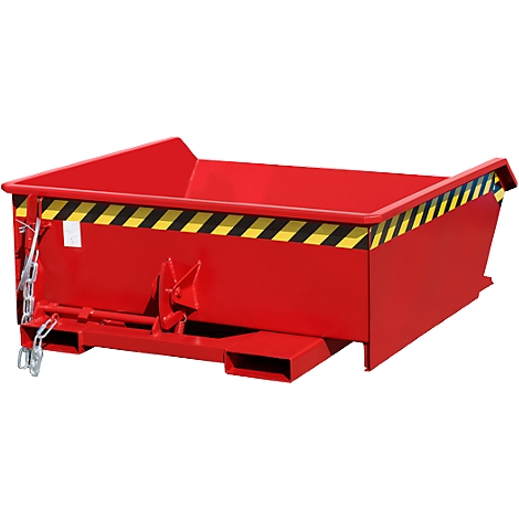Silo Bauer Mini tipo MGU 460, altura de construcción pequeña, capacidad 460 l, rojo