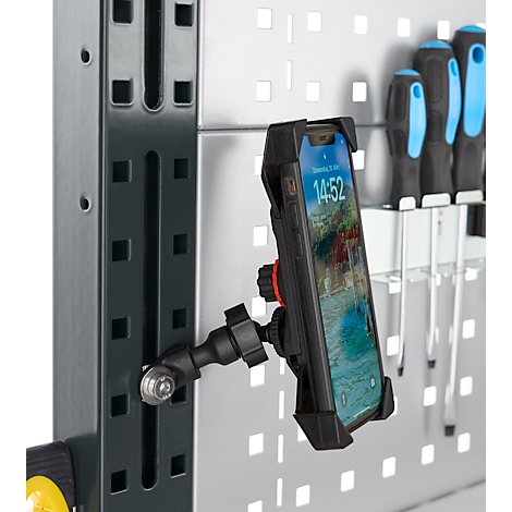 Grijze schets van een camera tegen een witte achtergrond.