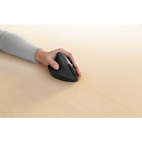 Souris Logitech Lift for Business, ergonomique, pour gauchers, 4000 ppp,  portée 10 m, graphite à prix avantageux