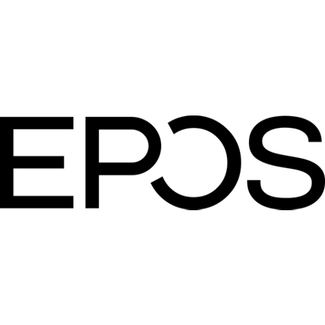 Schwarzes EPOS-Logo in fetter Schrift.