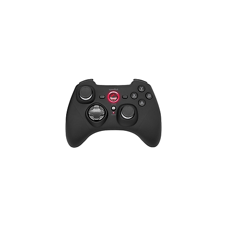 Manette Speedlink noire, éclairage LED rouge.