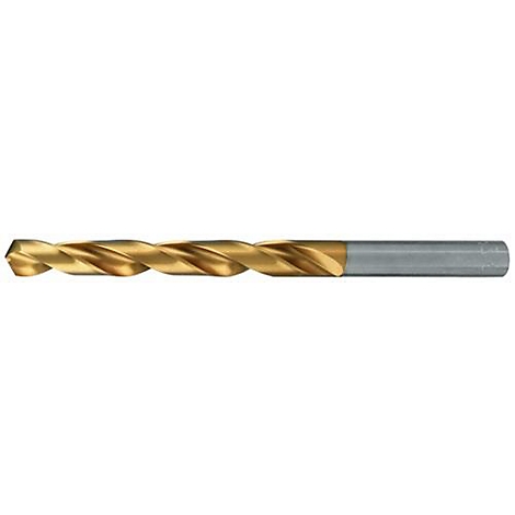 Spiralbohrer DIN 338 Typ N D.9mm HSS profilgeschl.TiN