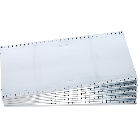 Stack of silver punch cards. Each card has holes and black markings. The paper is divided into three sections.