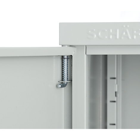 Stahlschrank, zerlegt, 4 Böden, mit Drehriegelschloss, B 916 x T 422 x H  1950 mm günstig kaufen | Schäfer Shop