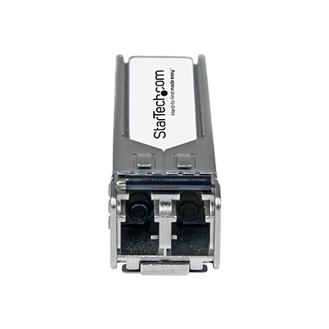 Ein silberner Netzwerkadapter mit StarTech.com Logo. 