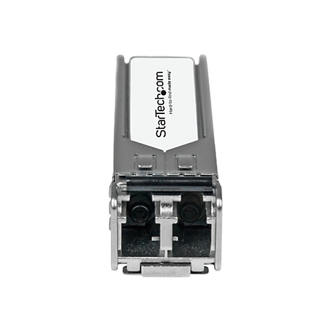 Ein graues elektronisches Bauteil mit der Aufschrift StarTech.com und "Hard-to-find made easy".