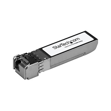 Metallfarbener Netzwerkadapter mit StarTech.com Logo. Text: Hard-to-find made easy.