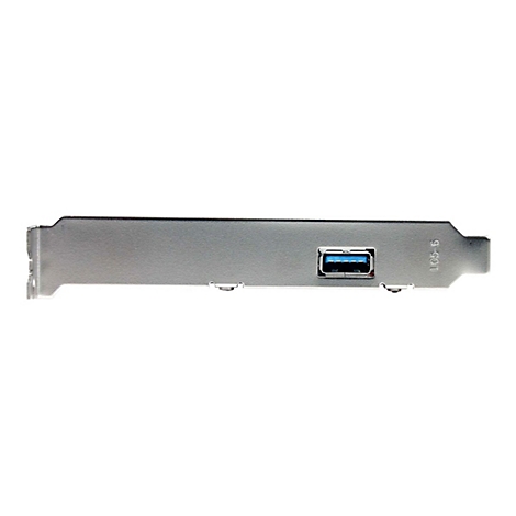 Carte USB 3.0 grise avec port bleu, étiquetée "LOS-6" sur fond blanc.