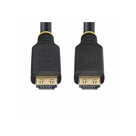 Zwei schwarze HDMI-Kabel mit goldenen Steckern und der Aufschrift 4K 60Hz. Eines ist mit "SOURCE", das andere mit "DISPLAY" beschriftet.